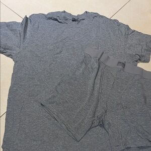 Men’s Skims Gray T-Shirt and Boxer Set - brand new without tags condition